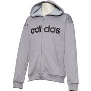 FAT24 [SPORTS ID リニアロゴ スウェット フルジップパーカー メンズ 裏起毛 ミディアムグレイヘザー J/O]