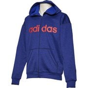 FAT24 [SPORTS ID リニアロゴ スウェット フルジップパーカー メンズ 裏起毛 カレッジネイビー J/M]