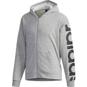 FAT26 [SPORTS ID ビッグリニアロゴ フルジップパーカー メンズ 裏起毛 ミディアムグレイヘザー J/M]