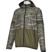 FAT27 [SPORTS ID CAMOグラフィック ウインドパーカー メンズ 裏起毛 ベースグリーンS15 J/L]