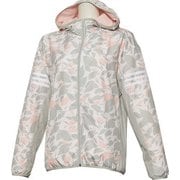 FAT43 [SPORT ID カモフラージュ ウィンドフルジップパーカー レディース 裏起毛 アッシュシルバーF18 J/M]