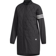 FJK96 [SPORT ID ウール調 キルトコート レディース ブラック J/M]