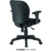 オフィスチェア T字肘付 ブラック FST-77AT-BK