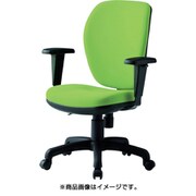オフィスチェア T字肘付 モスグリーン FST-77AT-MG
