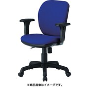 オフィスチェア T字肘付 ネイビー FST-77AT-NV