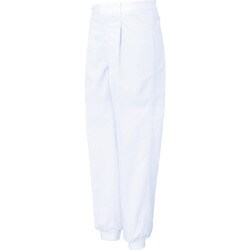 FX70976J-XL-C11 [サンエス 男性用混入だいきらい横ゴム・裾口ジャージパンツ XL ホワイト]
