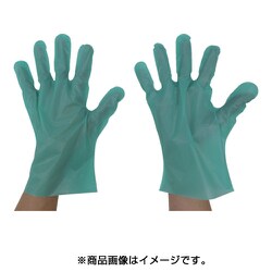 GEK-L [エンボス手袋五本絞り エコノミー化粧箱 L グリーン]