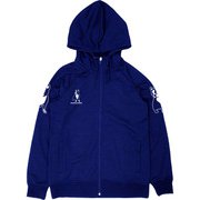 CP18547 143 L [ZIP着まーきのっ＋2 防風ボンディング フリースZIPパーカー Lサイズ ヘザーネイビー]