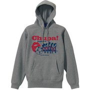 SJ18601 133 XL [CHUPA！ 裏起毛プルパーカー XLサイズ ヘザーグレー]