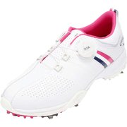 AEROSPORT（エアロスポーツ） ピンク ソフトスパイクシューズ 24.5cm 3E レディス BOAダイヤル式 2018年モデル [ゴルフシューズ]