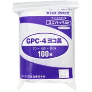 GP C-4 YOKONAGA [「ユニパックGP」C-4 ヨコ長 70×100×0.04 100枚入]