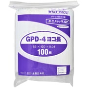 GP D-4 YOKONAGA [「ユニパックGP」D-4 ヨコ長 85×120×0.04 100枚入]
