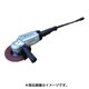 HDGS-180AB [高周波グラインダー （400Hz・軽量アングル型） 180mm 防振形 ブレーキ付]