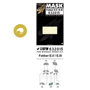 HGW632015 フォッカーE.II/E.III 塗装マスクシール ウィングナットウィングス用 [1/32 ディティールアップパーツ]