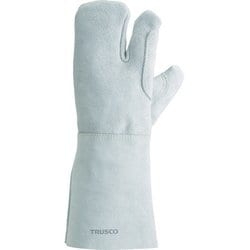 KEVY-T3-LT [TRUSCO ケブラー糸使用溶接手袋 3本指 左手のみ 裏綿付]