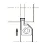 京セラ 外径深溝入れホルダ KGH KGHR2525M-7