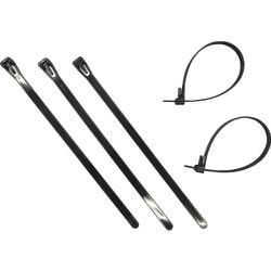KO-32 [結束タイ リピートタイ15入 7.3mm×200mm ブラック]