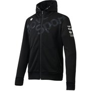 DMMMJF22 BK L [ライトスムース ドライスウェット フーデッドジャケット BK Lサイズ]