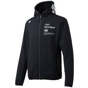 DMMMJF25 BK O [グラフィックフーデッドジャケット メンズ HEAT NAVI ACTIVE SUITS Oサイズ ブラック]