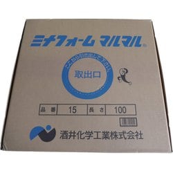 MM-15 [弾性シーラントバックアップ材 ミナフォームマルマル ＃15 15mm直径×100m　ホワイト]