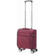 スーツケース モンタナ Sサイズ 旅行日数目安:1~2泊 18L TSAロック搭載 機内持ち込み可 ワインレッド 74-50763