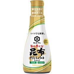 いつでも新鮮 旨み豊かな昆布しょうゆ 200ml