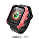 CT-IPAW1742-CB [Apple Watch 42mm シリーズ 2/3用 衝撃吸収ケース コーラルブラック]