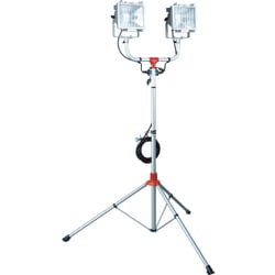 PHCX-305KN [防雨型スタンド付ハロゲンライト 300W×2灯 100V接地付電線5m]