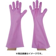 PL45L [エンボス手袋ロング五本絞り ピンク L]