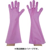 PL45M [エンボス手袋ロング五本絞り ピンク M]
