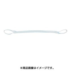 TESAC 耐化学薬品用スリング(JIS2等級・両端アイ形)50mm幅×4m PP2E50X4-