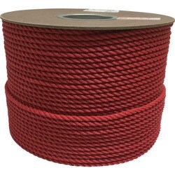 PRE-101 [ポリエチレンロープドラム巻 6mm×200m レッド]