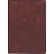 手帳 A5 2018年12月始まり LEFT-D CARVE WINE COT-46346