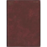 手帳 B6 2018年12月始まり LEFT-D MARBLE WINE COT-46371