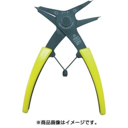 S-025N [KEIBA スナップリングプライヤー(軸穴両用 有効呼径～9mm) 140]