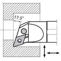 京セラ 倣い加工用ボーリングバー S-PDUN15 S32S-PDUNL15-44