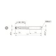 京セラ マジックドリル用ホルダ SS-DRC 加工深さ3×DC SS25-DRC220M-3