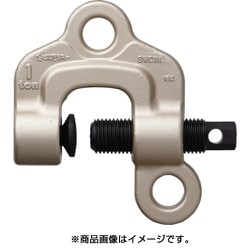 SWC2N [ねじ式クランプ スクリューカムクランプ （ダブル・アイ型） 基本使用荷重2t 両口ラチェットレンチ （ショートタイプ）：17×21付]