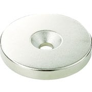 T12R04-M3 [TRUSCO ネオジム丸形磁石 皿ネジ穴付 外径12mmX4mm M3 1個入]