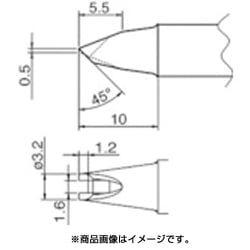 T20-1611 [コテ先 溝付]