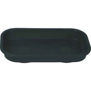 TRUSCO 角型樹脂マグネットトレー 黒 TAMT-1424-BK