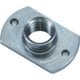 TRUSCO T型溶接ナット 1B M5 P無ダボ付 スチール 14個入 TBW07-0005