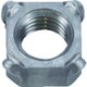 TRUSCO 四角溶接ナット M10 パイロット無 スチール 20個入 TBW14-0010