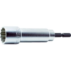 TEF-19WH [TRUSCO 電動ドリル用12角ソケット 19mm 高耐久タイプ]
