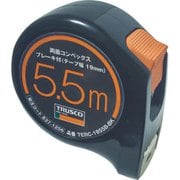 TERC-1955B-BK [TRUSCO 両面コンベックス19巾5.5Mブレーキ付 ブラック]