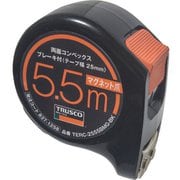 TERC-2555BMG-BK [TRUSCO 両面コンベックス25巾5.5Mブレーキ付 マグネット爪 ブラック]