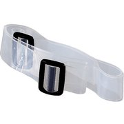 TKB-20-TM [TRUSCO ヘッドライト用シリコン替バンド 半透明20mm 黒バックル2個付]