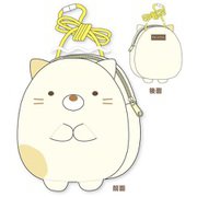 すみっコぐらし SK17763 ダイカットネックポーチ ねこ [キャラクターグッズ]