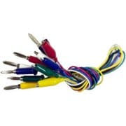 TLA-117 [テストリード 50cm シールドクリップS⇔バナナプラグ（6本入）]