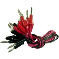 TLA-118 [テストリード 50cm シールドクリップS⇔バナナプラグ（10本入）]